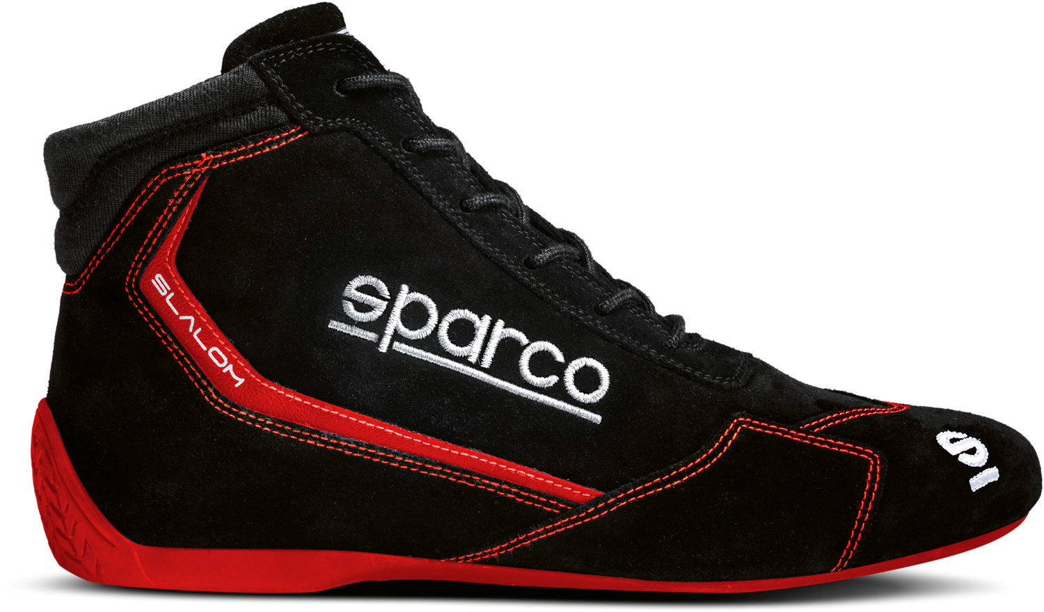 Ботинки/Обувь для автоспорта FIA Sparco Slalom 2022, черный/красный (8856-2018) фото