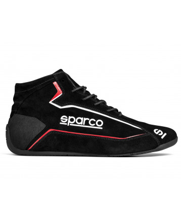 Ботинки/Обувь для автоспорта FIA Sparco Slalom + , черный / красный (8856-2018) фото