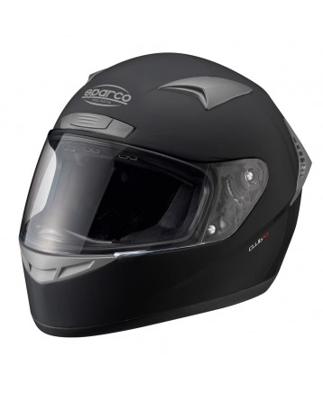 Шлем закрытый SPARCO CLUB X1 для картинга черный (ECE 05)