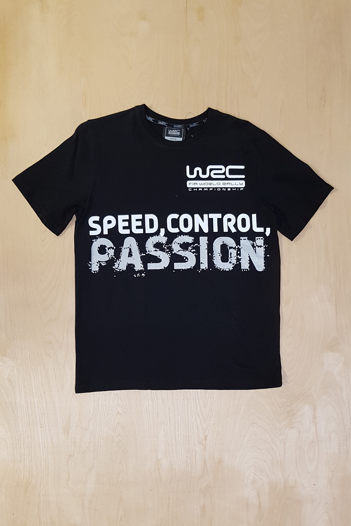 Футболка WRC SPEED, CONTROL цвет черный