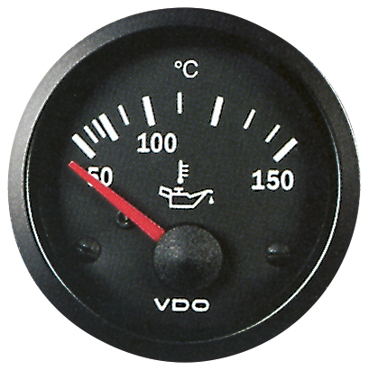 Указатель температуры масла VDO (50-150°С, 52мм) фото