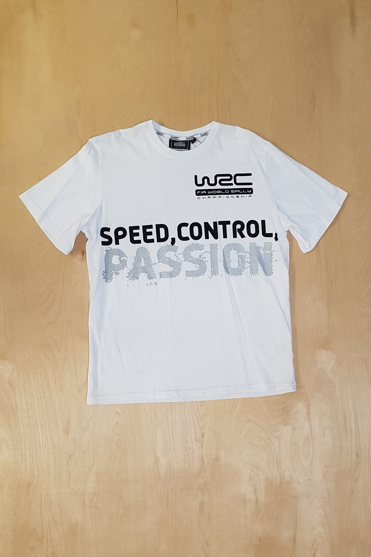 Футболка WRC SPEED, CONTROL цвет белый