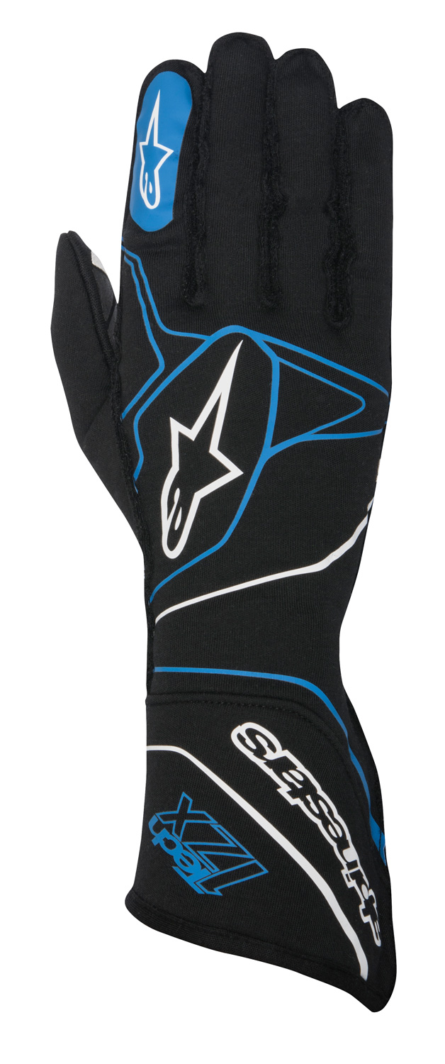 Перчатки для автоспорта FIA Alpinestars, черный-синий (8856-2000) фото