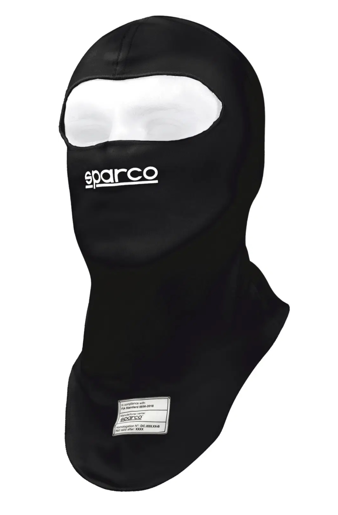Балаклава/Подшлемник для автоспорта FIA Sparco RW-4 черный (8856-2018)