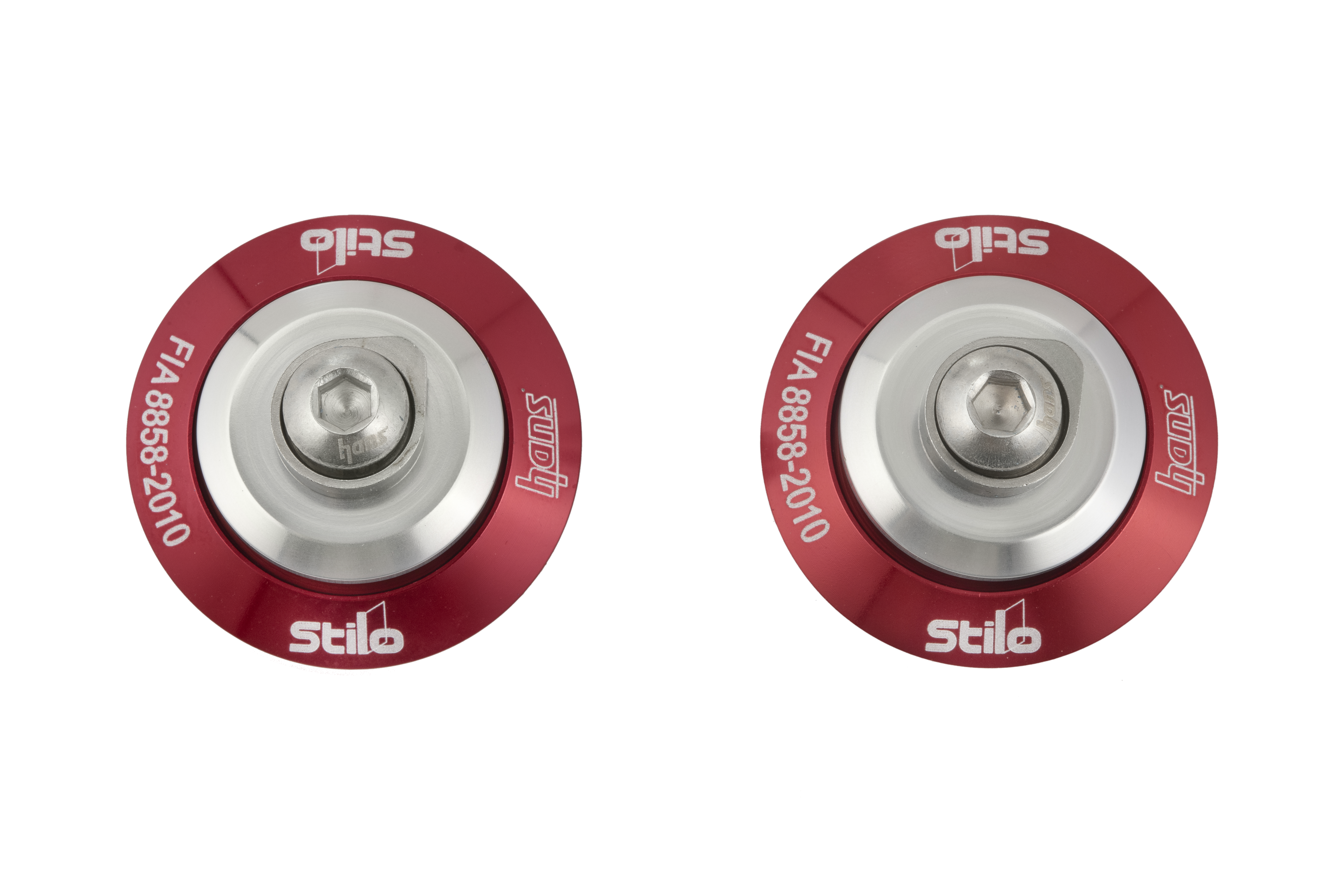 Клипсы ханс STILO красные