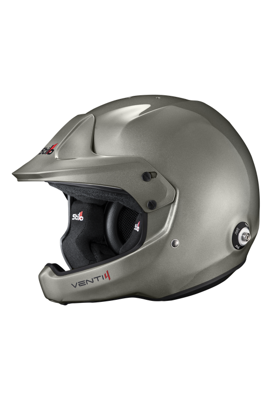 Шлем открытый STILO VENTI 4 WRC Composite титаниум, ралли, интерком, HANS, (FIA8859-2024 и SHELL 2020)