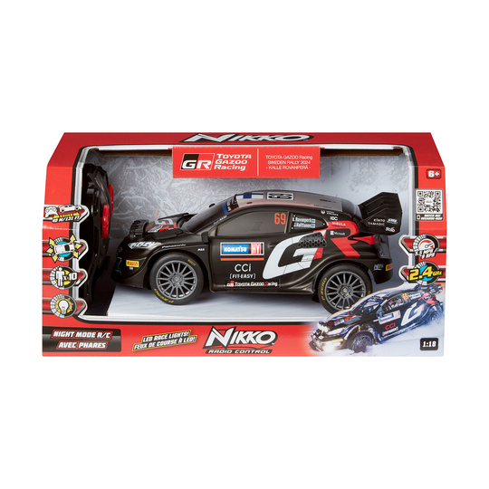 Toyota Gazoo Racing Kalle Rovanpera 1:18 WRC Yaris Rally1 RC Model